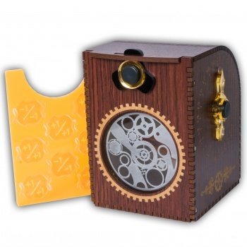 ADC Blackfire Entertainment 91749 Gear Wooden Deck Case - Yellow