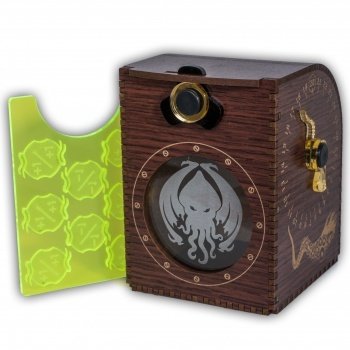 ADC Blackfire Entertainment 91769 Cthulhu Wooden Deck Case - Green