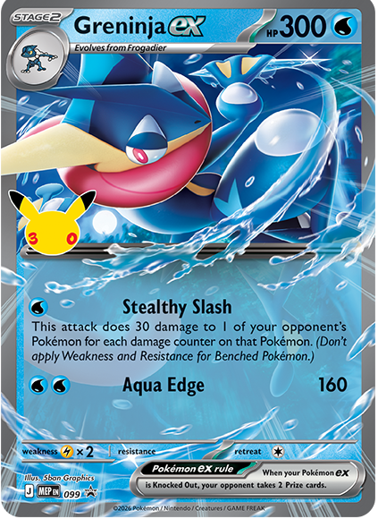 Greninja ex Box - Pokémon 30th Celebration