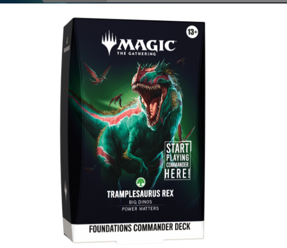 Tramplesaurus Rex - Foundations Commander Deck - MTG - Start playing commander