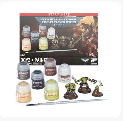 Orks - Boyz + Paints - WH40K