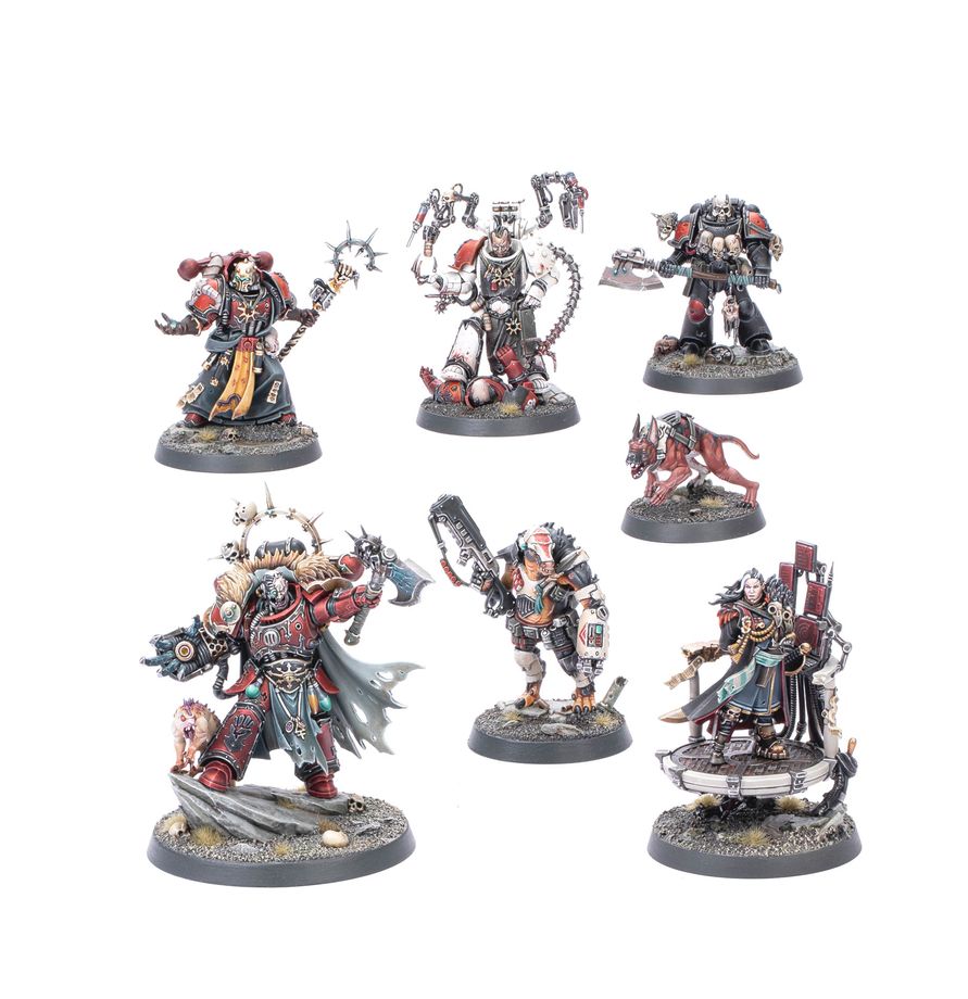 Huron Blackheart and the Masters of the Maelstrom - Chaos Space Marines