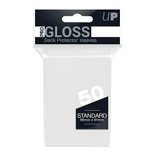 Ultra Pro - PRO-Gloss 50ct Standard Deck Protector sleeves - Clear
