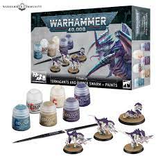 Tyranids: Termagants and Ripper Swarm + Paints Set