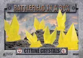 Citrine Crystal - Battlefield in a box painted tabletop terrain