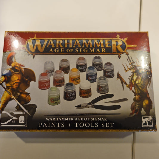 Warhammer Age of Sigmar - Paints + Tools set