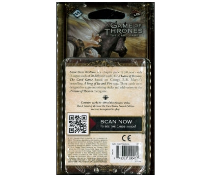 Calm over Westeros (Exp.) - A Game of Thrones: The Card Game (Second edition)