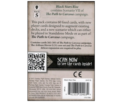 Black Stars Rise Mythos Pack (EXP.) - Arkham Horror - The Card Game