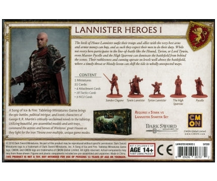 Lannister heroes 1 - A Song of Ice & Fire: Tabletop Miniatures Game -  (Exp.)