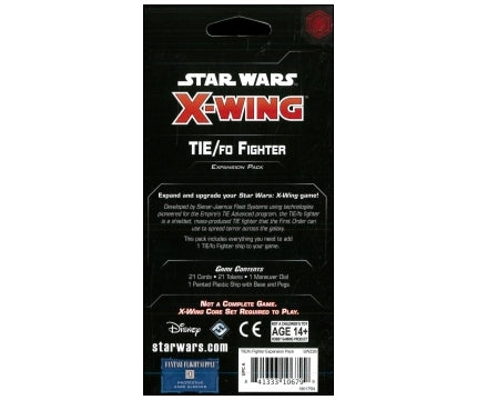 TIE/FO Fighter - Star wars - X-wing (Exp)