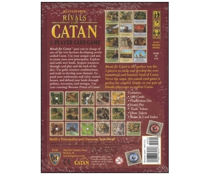 Rivals for Catan 2- player card game