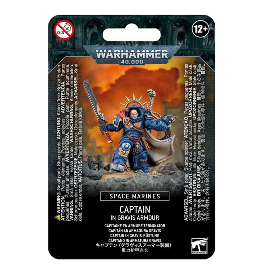 Captain in Gravis Armour - Space Marines - WH40K