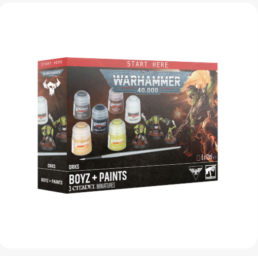Orks - Boyz + Paints - WH40K