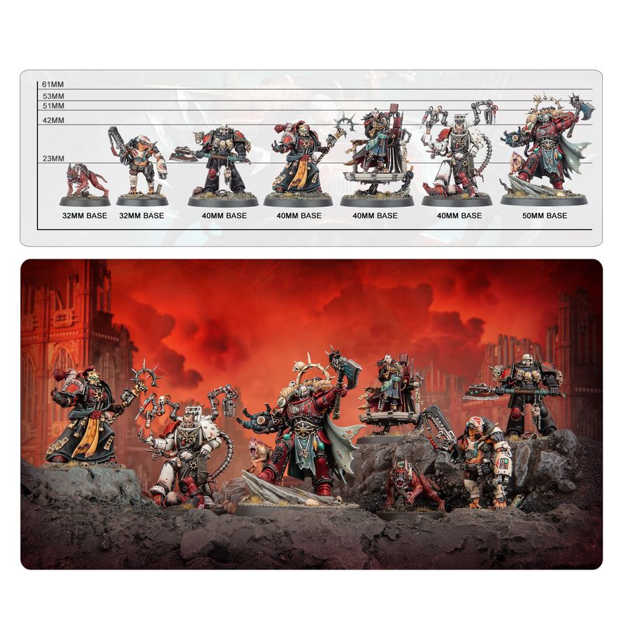 Huron Blackheart and the Masters of the Maelstrom - Chaos Space Marines