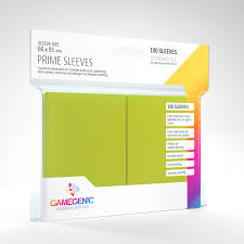 Prime Sleeves Lime 66x91 mm