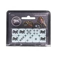 House Stark Dice - A Song of Ice & Fire: Tabletop Miniatures Game