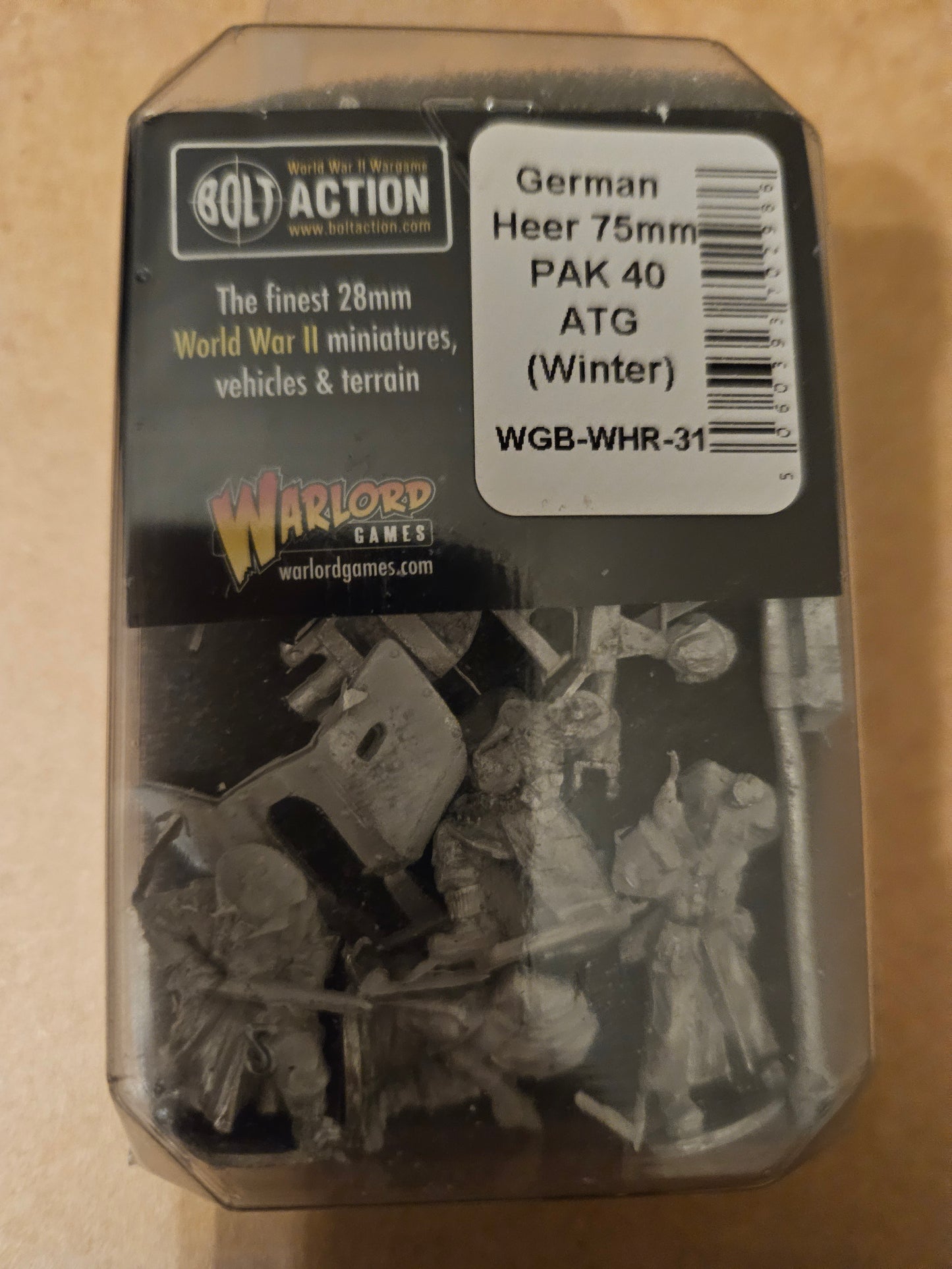 German Heer 75 mm Pak 40 Atg (Winter) - Bolt Action