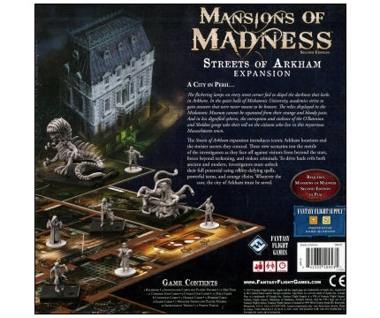 Mansion of Madness - Streets of Arkham 2:nd edition Expansion